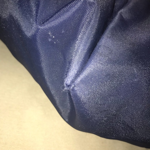 *SOLD Longchamp Le Pliage Navy Blue Large Tote - Picture 7 of 8